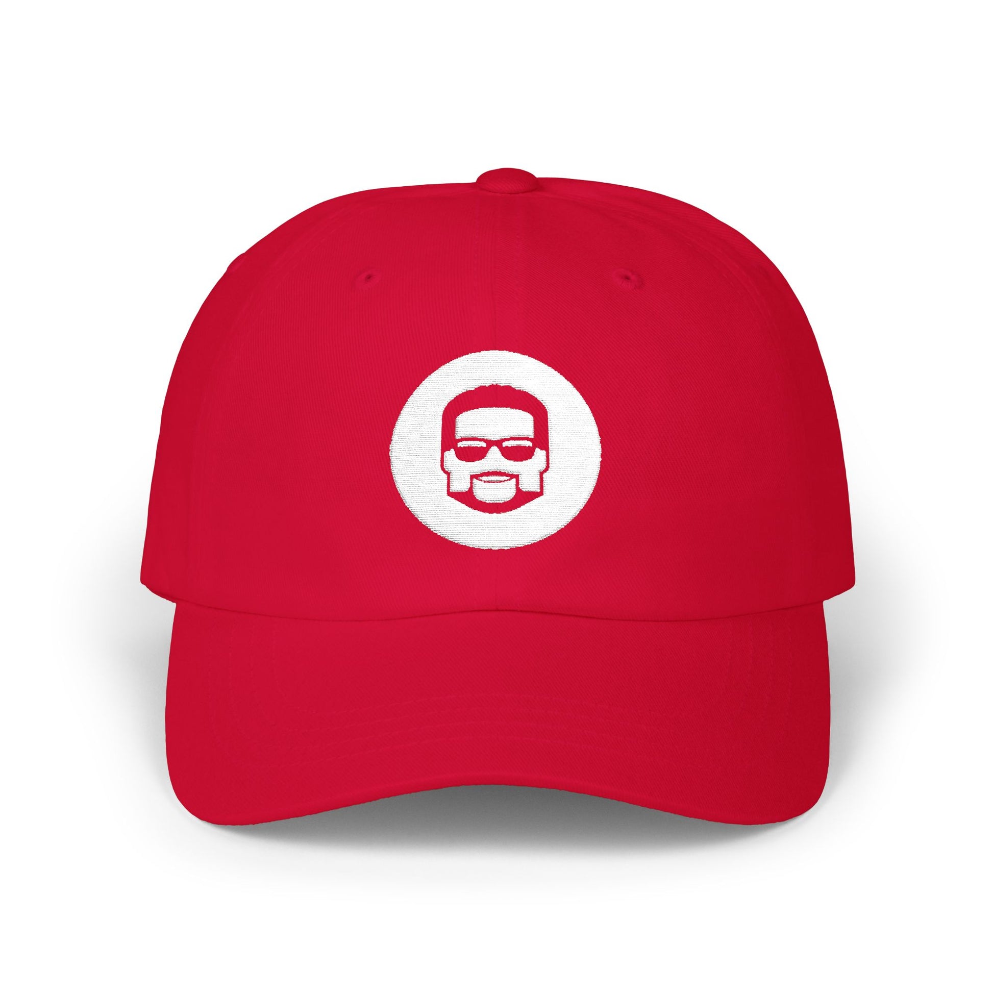 Dad Cap - Retro Bearded Face Logo Baseball Hat