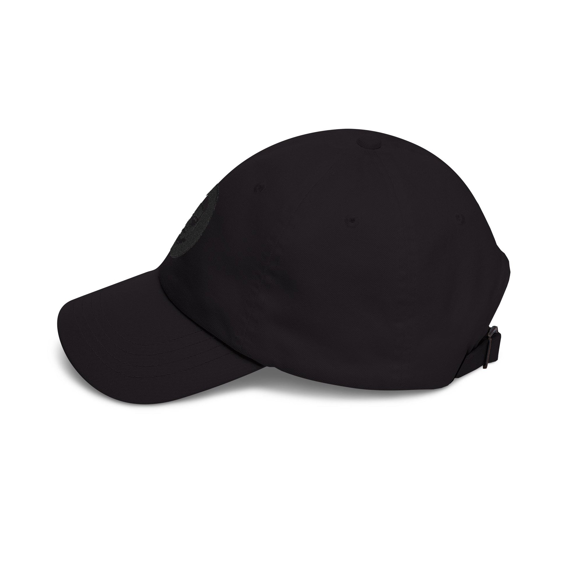 Classic Dad Cap — Minimal Embroidered Crest Baseball Hat