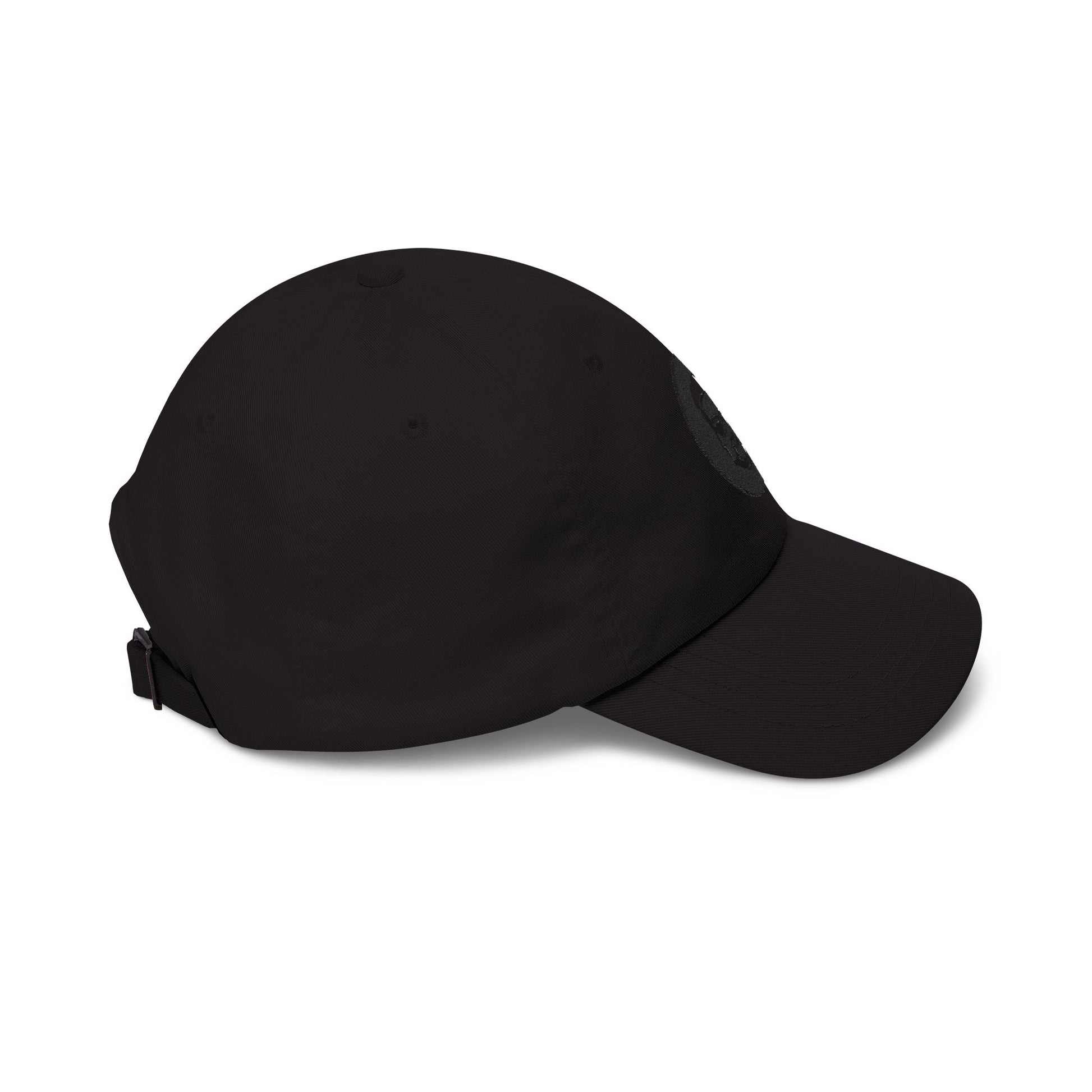 Classic Dad Cap — Minimal Embroidered Crest Baseball Hat