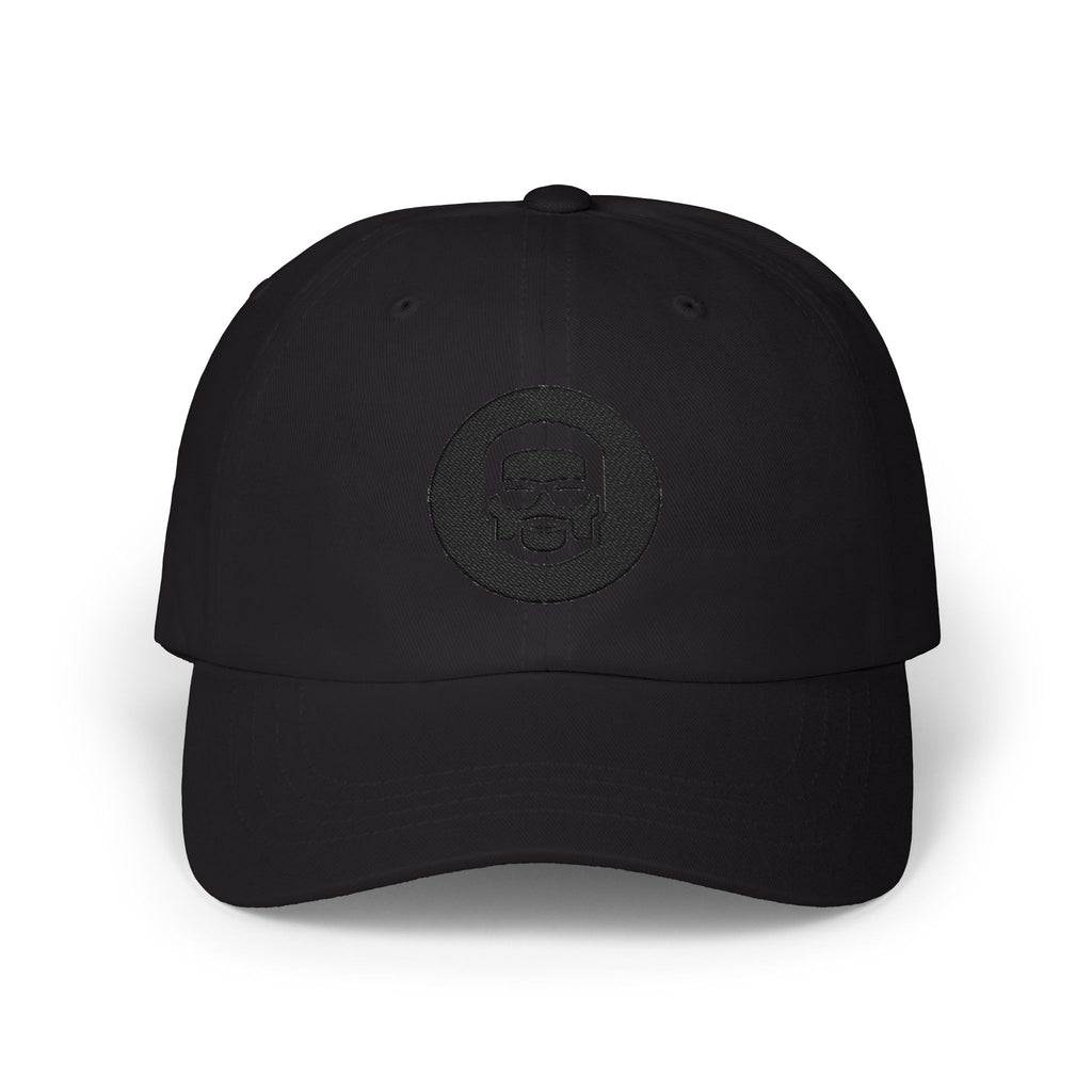 Classic Dad Cap — Minimal Embroidered Crest Baseball Hat