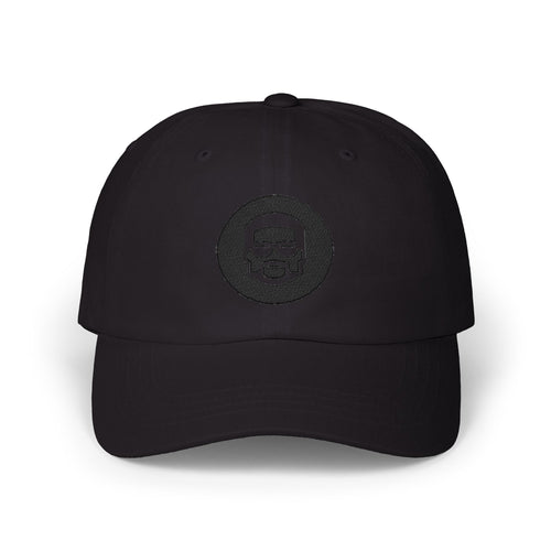 Classic Dad Cap — Minimal Embroidered Crest Baseball Hat
